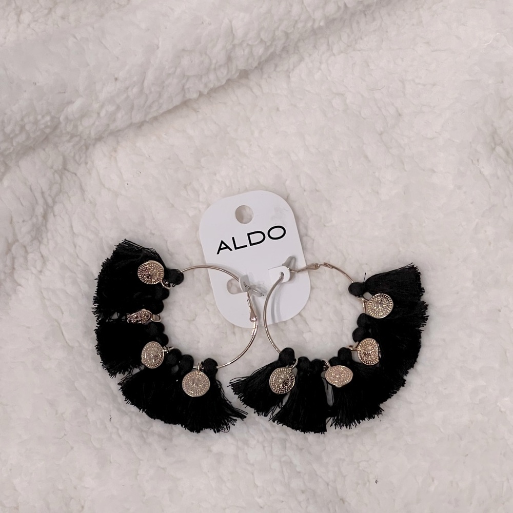 Aldo - Tassel Hoop Earrings